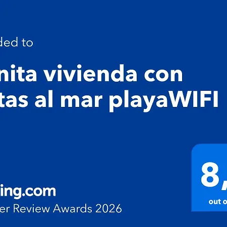 Bonita Vivienda Con Vistas Al Mar Playawifi Apartmán *